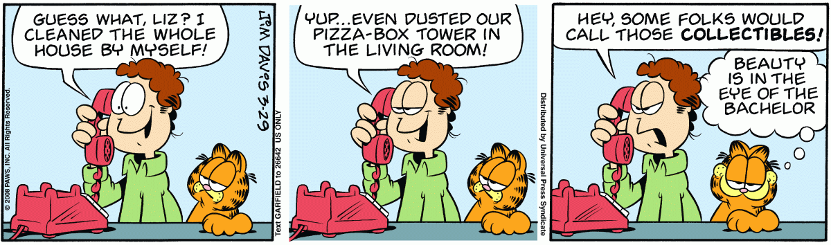 Garfield, March 29, 2008