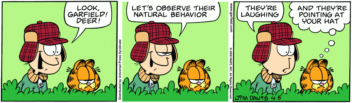 Garfield, April 5, 2008