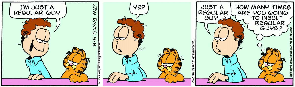 Garfield, April 8, 2008