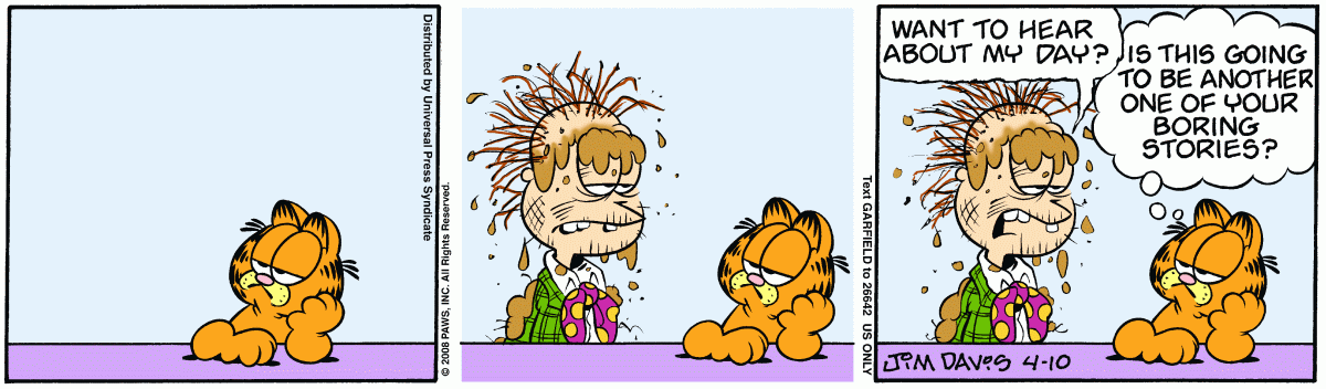 Garfield, April 10, 2008