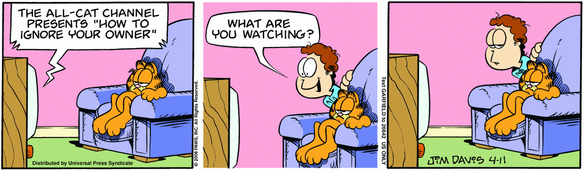 Garfield, April 11, 2008