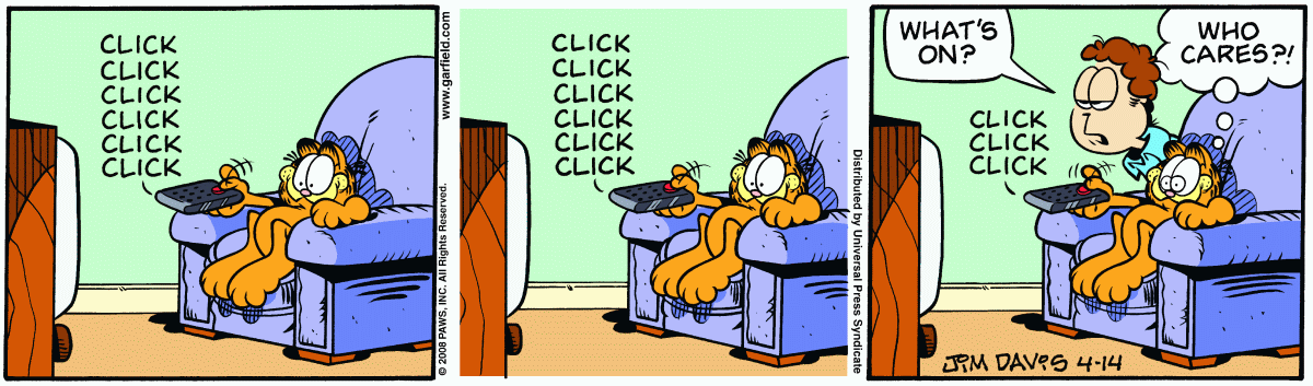 Garfield, April 14, 2008