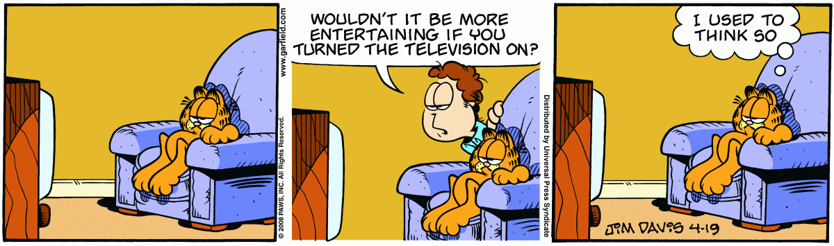 Garfield, April 19, 2008