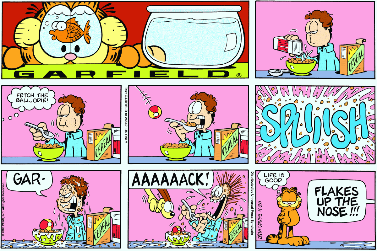 Garfield, April 20, 2008