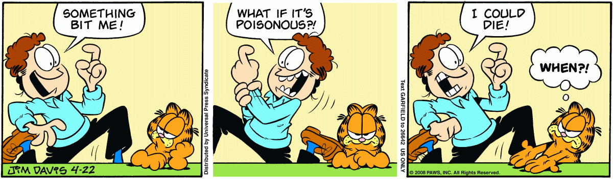 Garfield, April 22, 2008