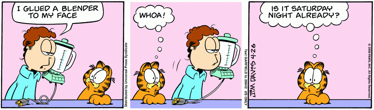 Garfield, April 26, 2008