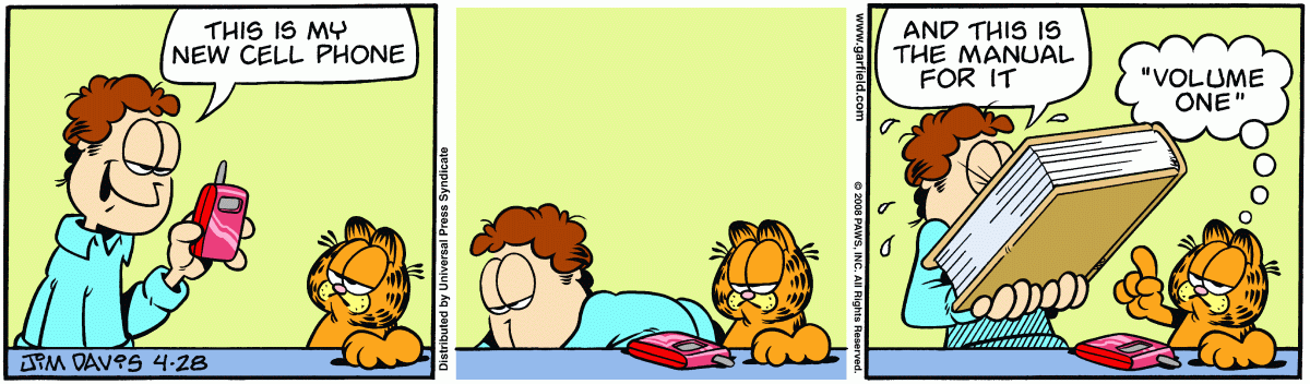 Garfield, April 28, 2008