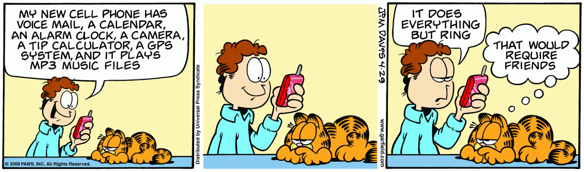 Garfield, April 29, 2008