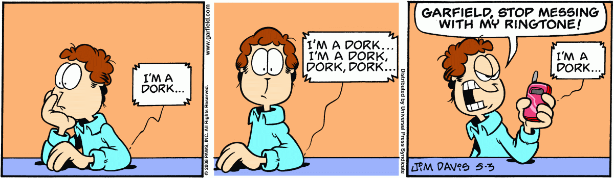 Garfield, May 3, 2008