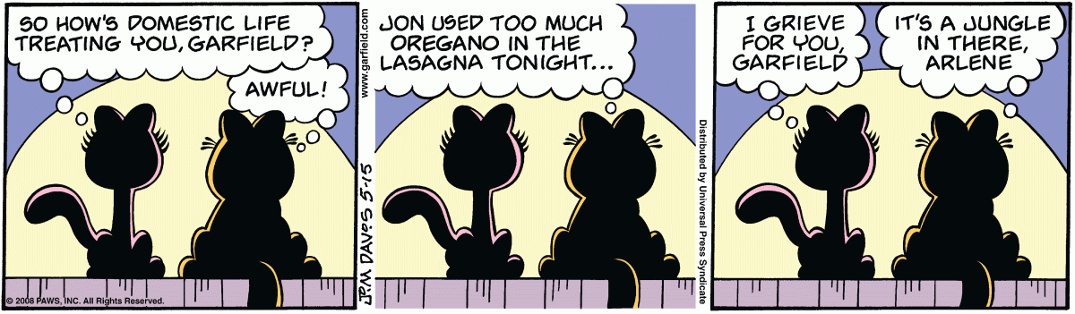 Garfield, May 15, 2008