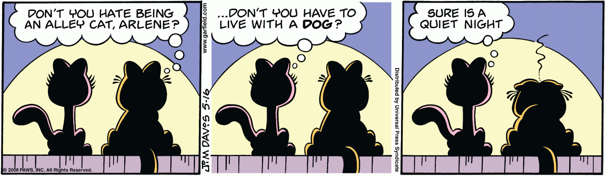 Garfield, May 16, 2008