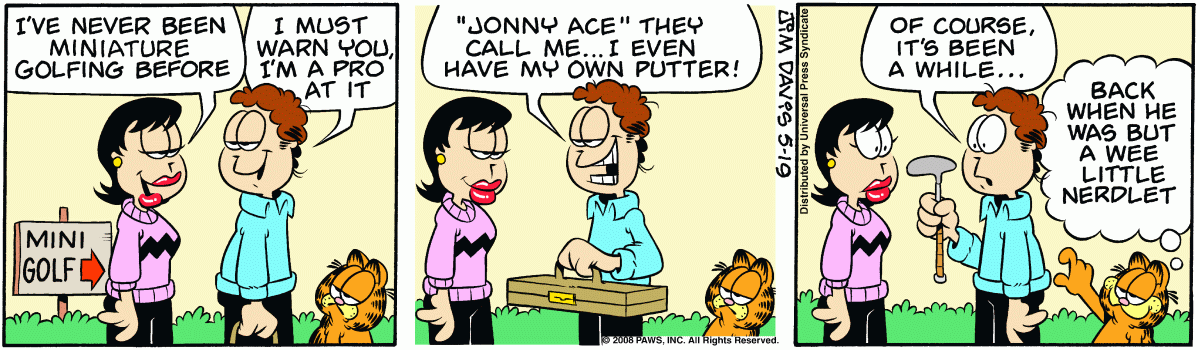 Garfield, May 19, 2008