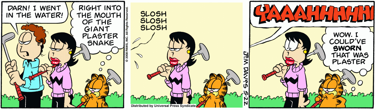 Garfield, May 22, 2008