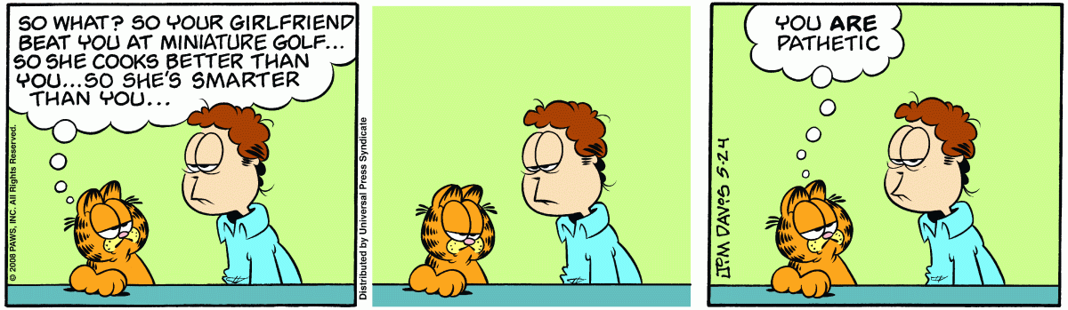 Garfield, May 24, 2008