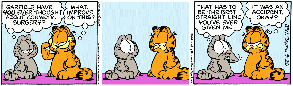 Garfield, May 28, 2008
