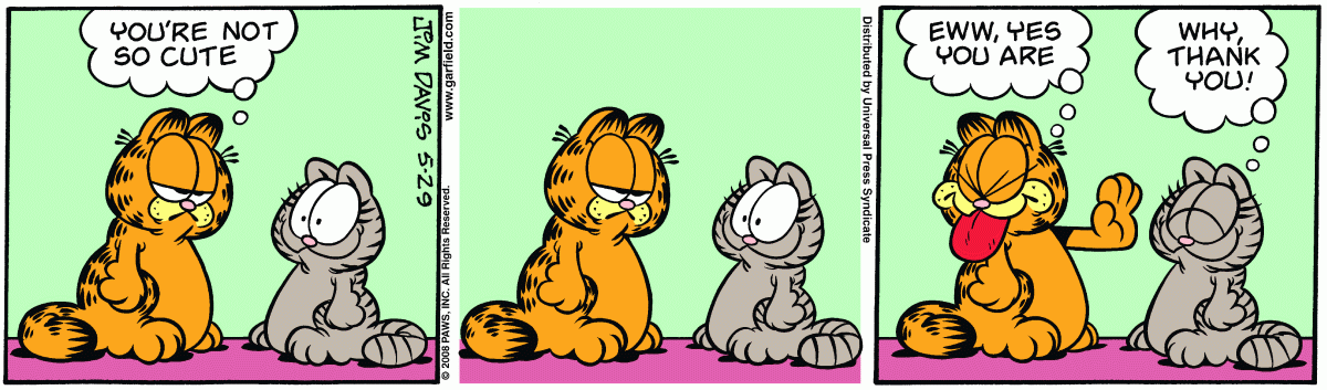 Garfield, May 29, 2008