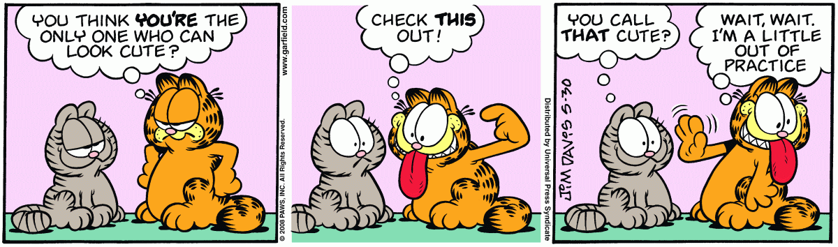 Garfield, May 30, 2008