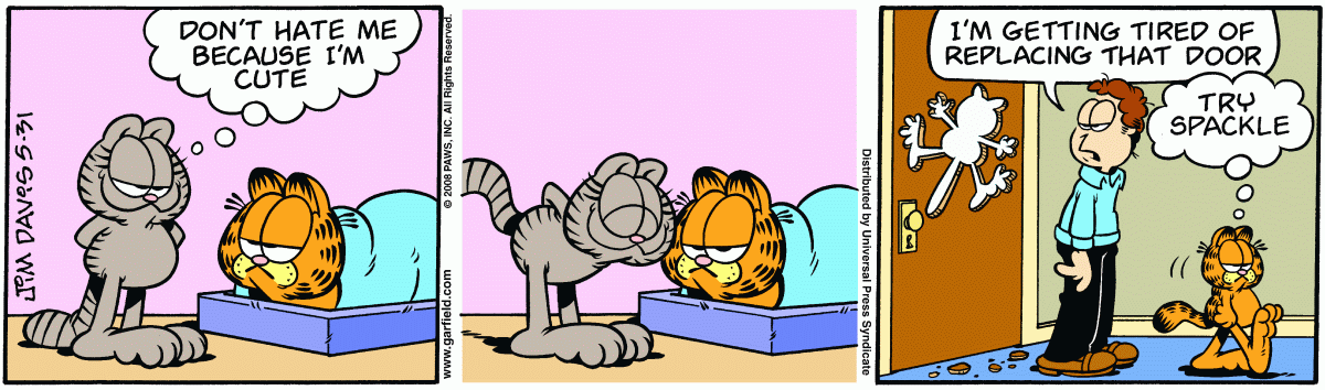 Garfield, May 31, 2008