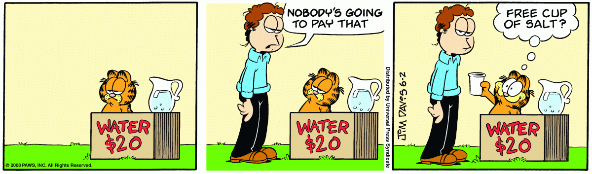 Garfield, June 2, 2008