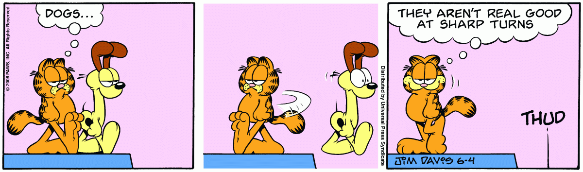 Garfield, June 4, 2008