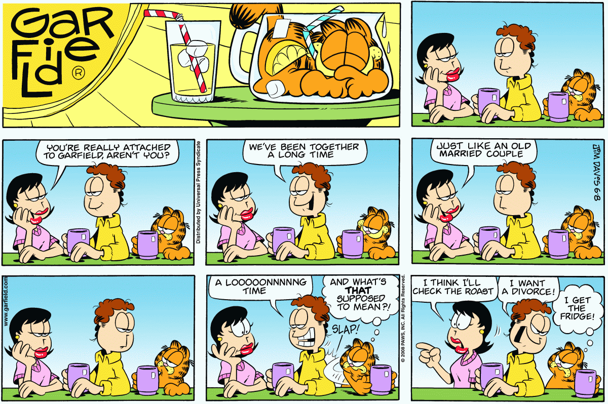 Garfield, June 8, 2008