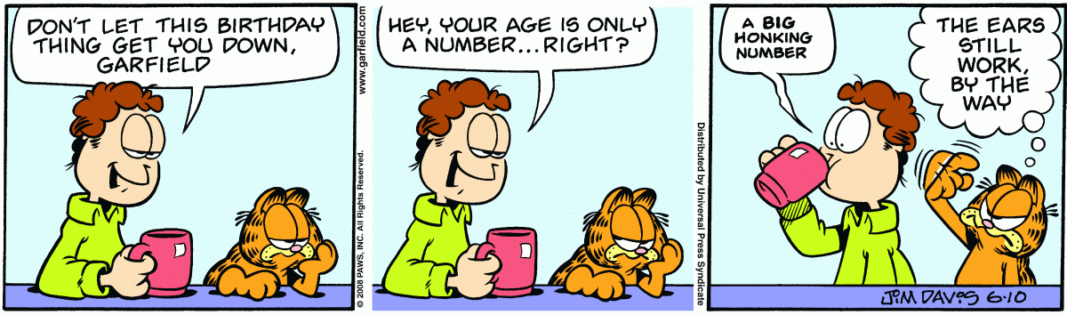 Garfield, June 10, 2008