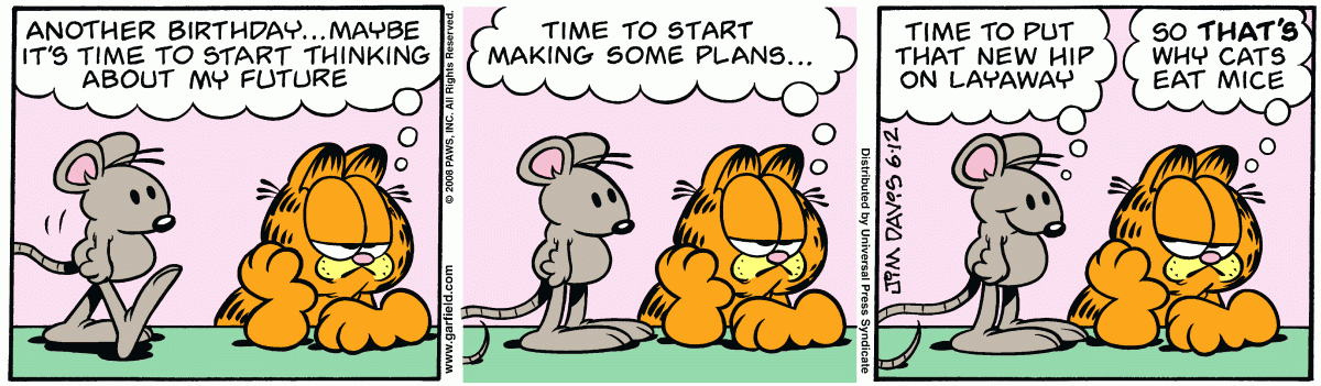 Garfield, June 12, 2008