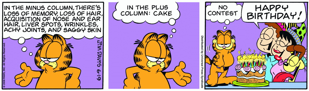 Garfield, June 19, 2008
