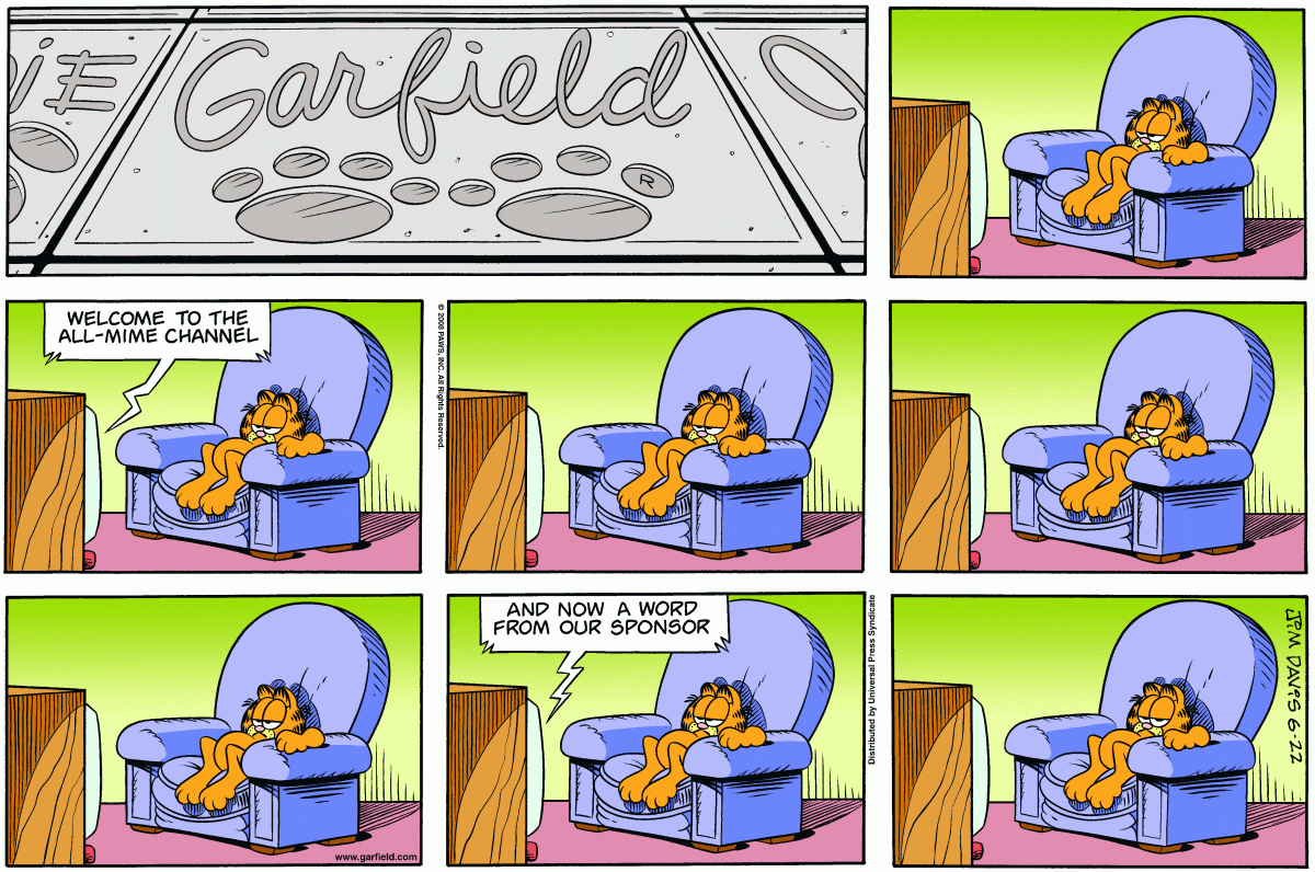 Garfield, June 22, 2008
