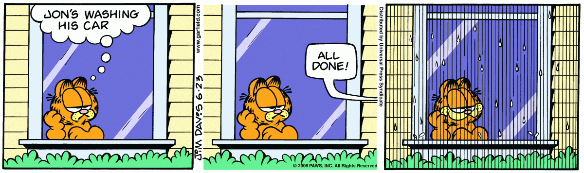 Garfield, June 23, 2008