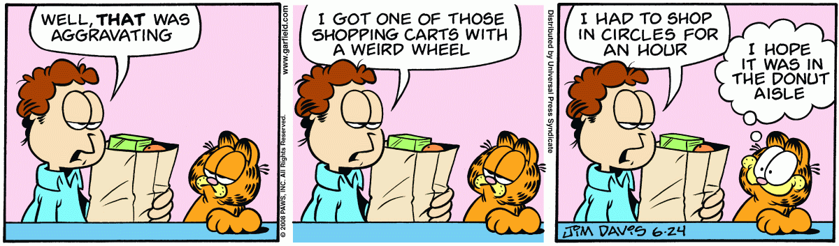 Garfield, June 24, 2008