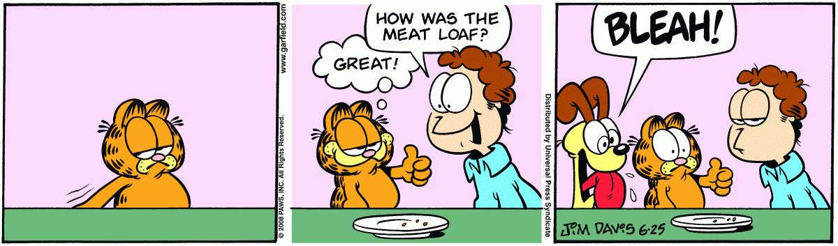 Garfield, June 25, 2008