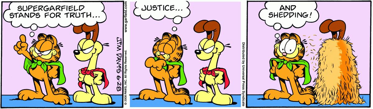 Garfield, June 28, 2008