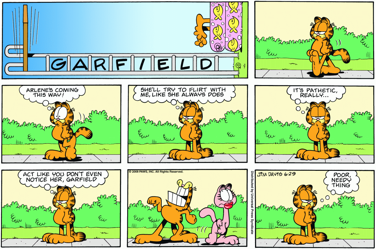 Garfield, June 29, 2008