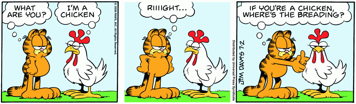 Garfield, July 2, 2008