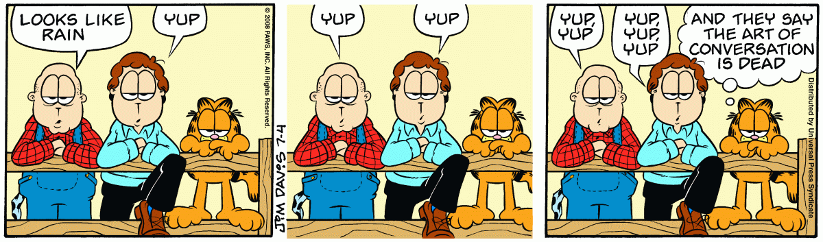 Garfield, July 4, 2008