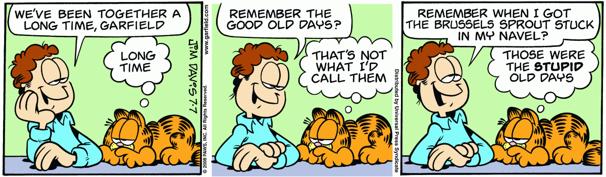 Garfield, July 7, 2008