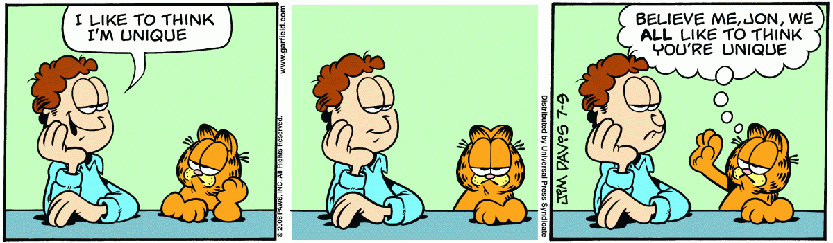 Garfield, July 9, 2008