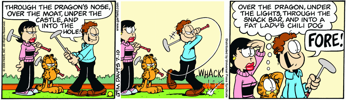 Garfield, July 10, 2008