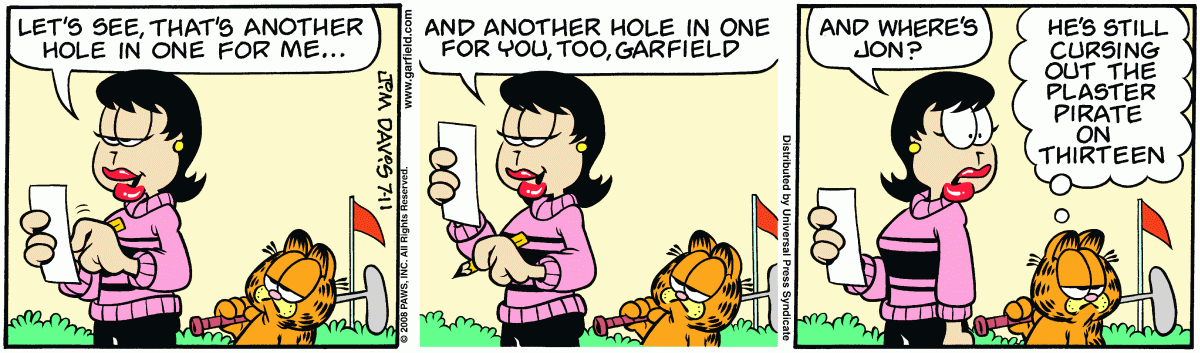 Garfield, July 11, 2008