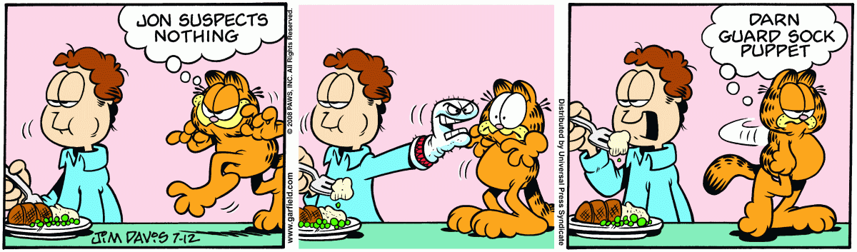 Garfield, July 12, 2008