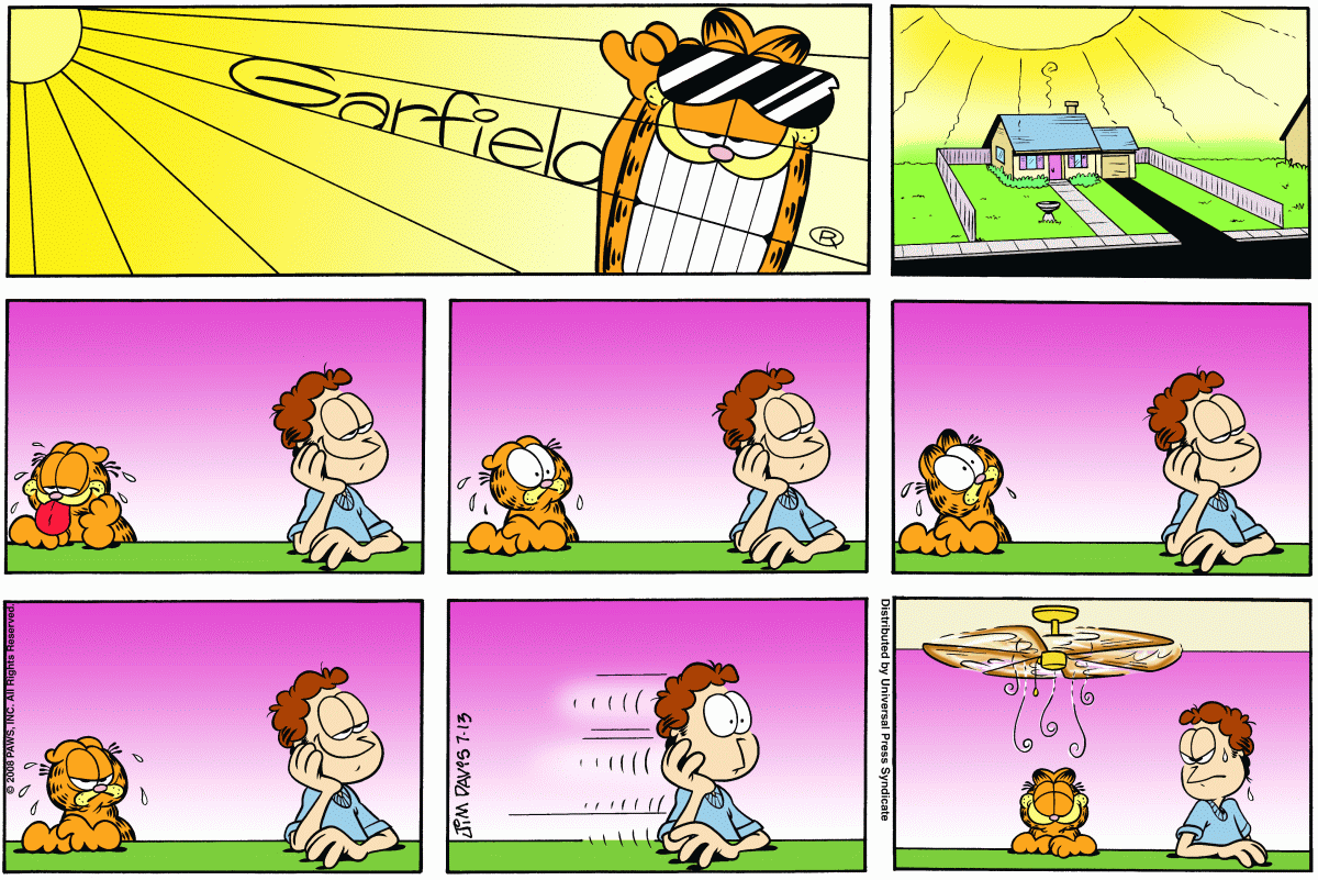Garfield, July 13, 2008