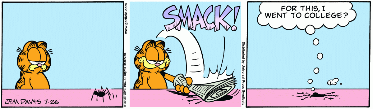 Garfield, July 26, 2008