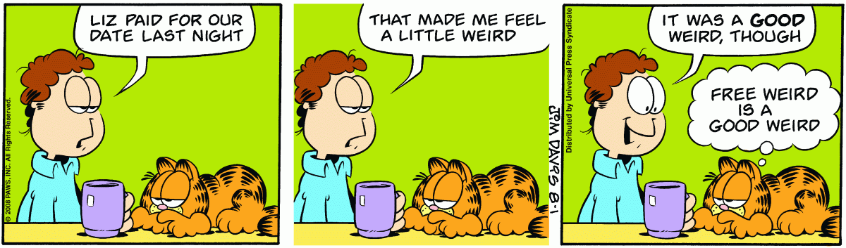 Garfield, August 1, 2008