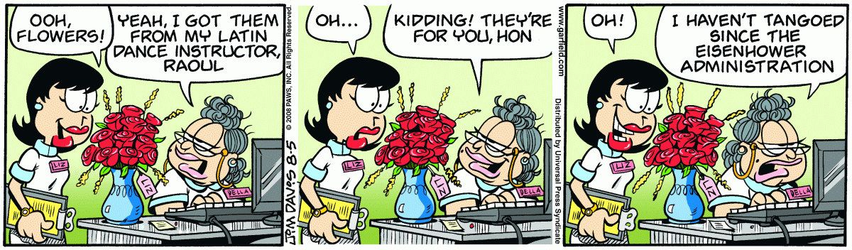 Garfield, August 5, 2008