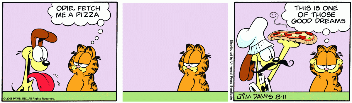 Garfield, August 11, 2008