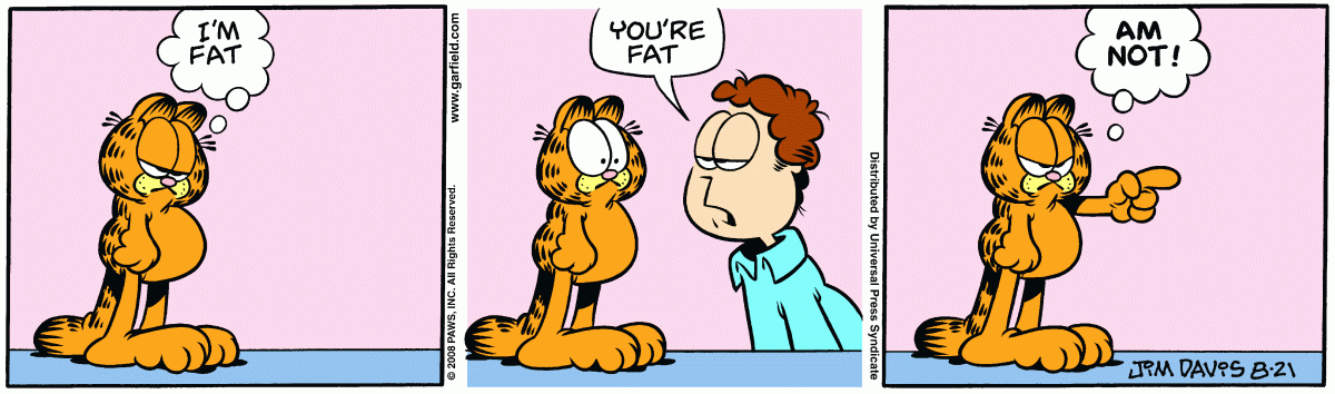 Garfield, August 21, 2008