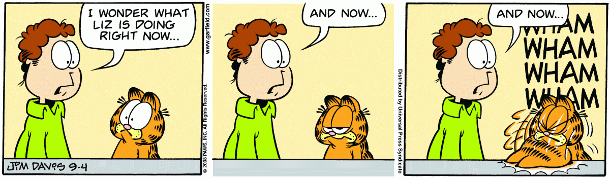 Garfield, September 4, 2008
