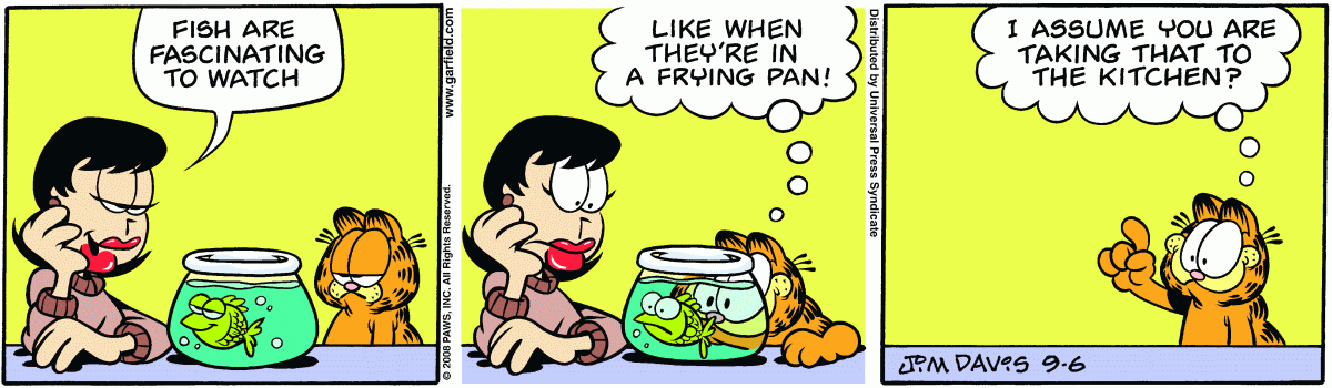 Garfield, September 6, 2008