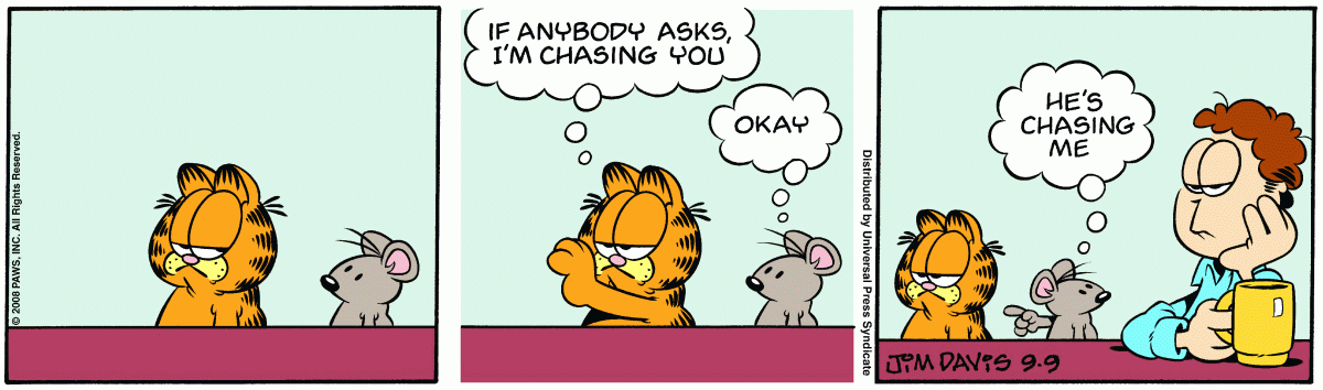 Garfield, September 9, 2008